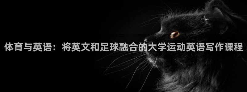 体育与英语：将英文和足球融合的大学运动英语写作课程