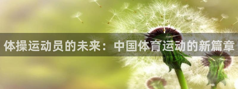 体操运动员的未来：中国体育运动的新篇章